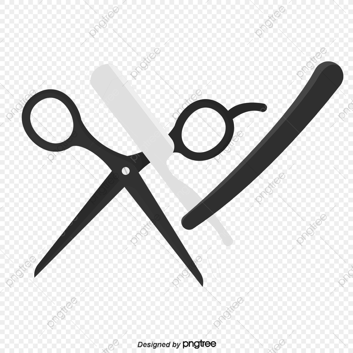 Vector Barber Tools, Hand Painted Barber Tools, Scissors, Razor 1200x1200 Vector Barber Tools, Hand Painted Barber Tools, Scissors, Razor
