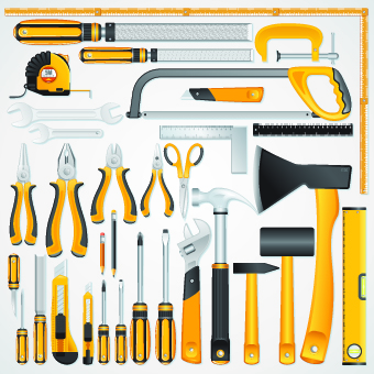 Different Mechanical Tools Vector Free Download 340x340 Different Mechanical Tools Vector Free Download