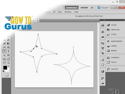 480x360 How To Make An Adobe Photoshop Drawing Using Vector Path Tools