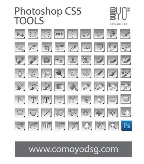 503x570 Ps Tools Vector Icons