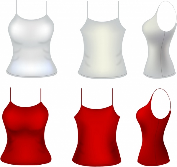 600x565 Spaghetti Strap Tank Top Free Vector In Adobe Illustrator