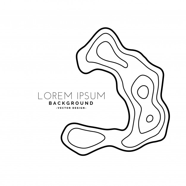 626x626 Topographic Map Contour Lines Background Elevation Vector Free