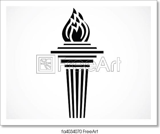 Free Art Print Of Vector Torch Iconic Torch Illustration Easy 560x470 Free Art Print Of Vector Torch Iconic Torch Illustration Easy