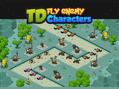 Fly Tower Defense Enemy 400x300 Fly Tower Defense Enemy