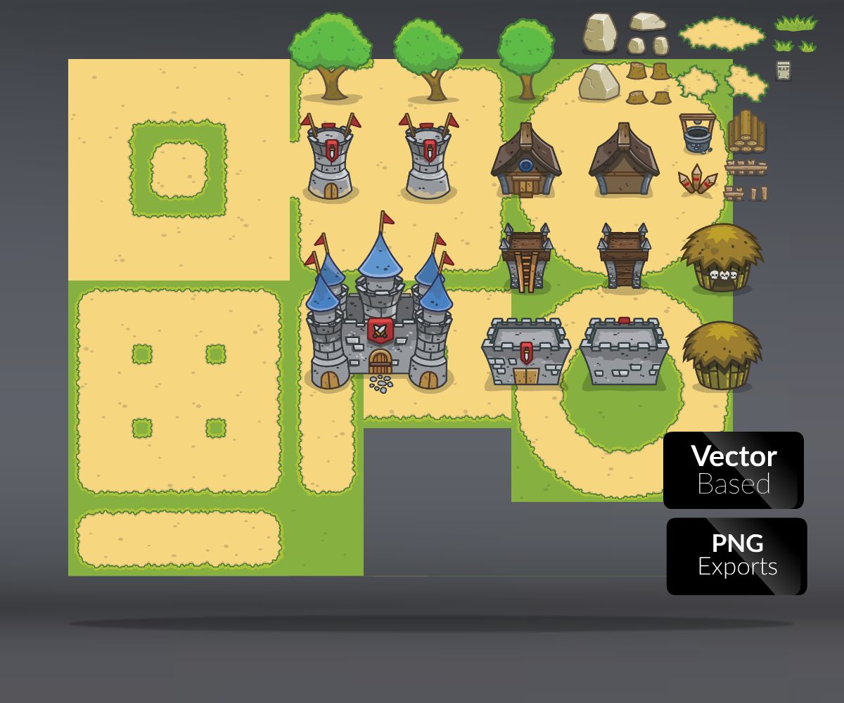 Medieval Top Down Tower Defense Art Game Art Partners 1200x1000 Medieval Top Down Tower Defense Art Game Art Partners