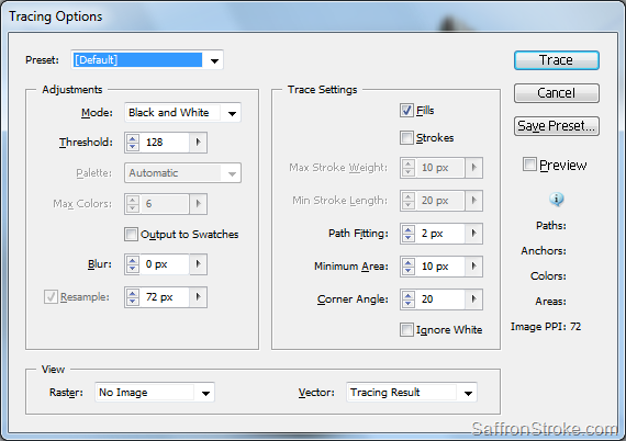 Tracing Artwork Using Adobe Illustrator Saffron Stroke 570x402 Tracing Artwork Using Adobe Illustrator Saffron Stroke