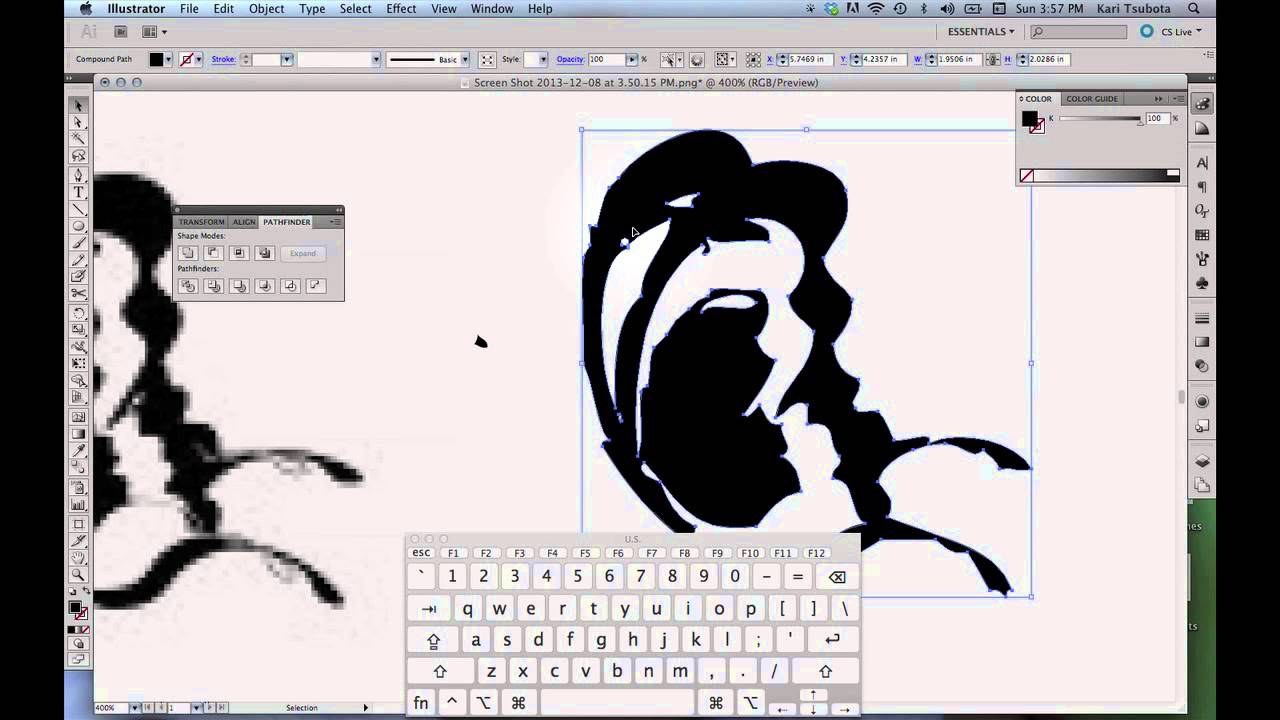 How To Clean Up Illustrator Live Trace Drawings With The Pen Tool 1280x720 How To Clean Up Illustrator Live Trace Drawings With The Pen Tool