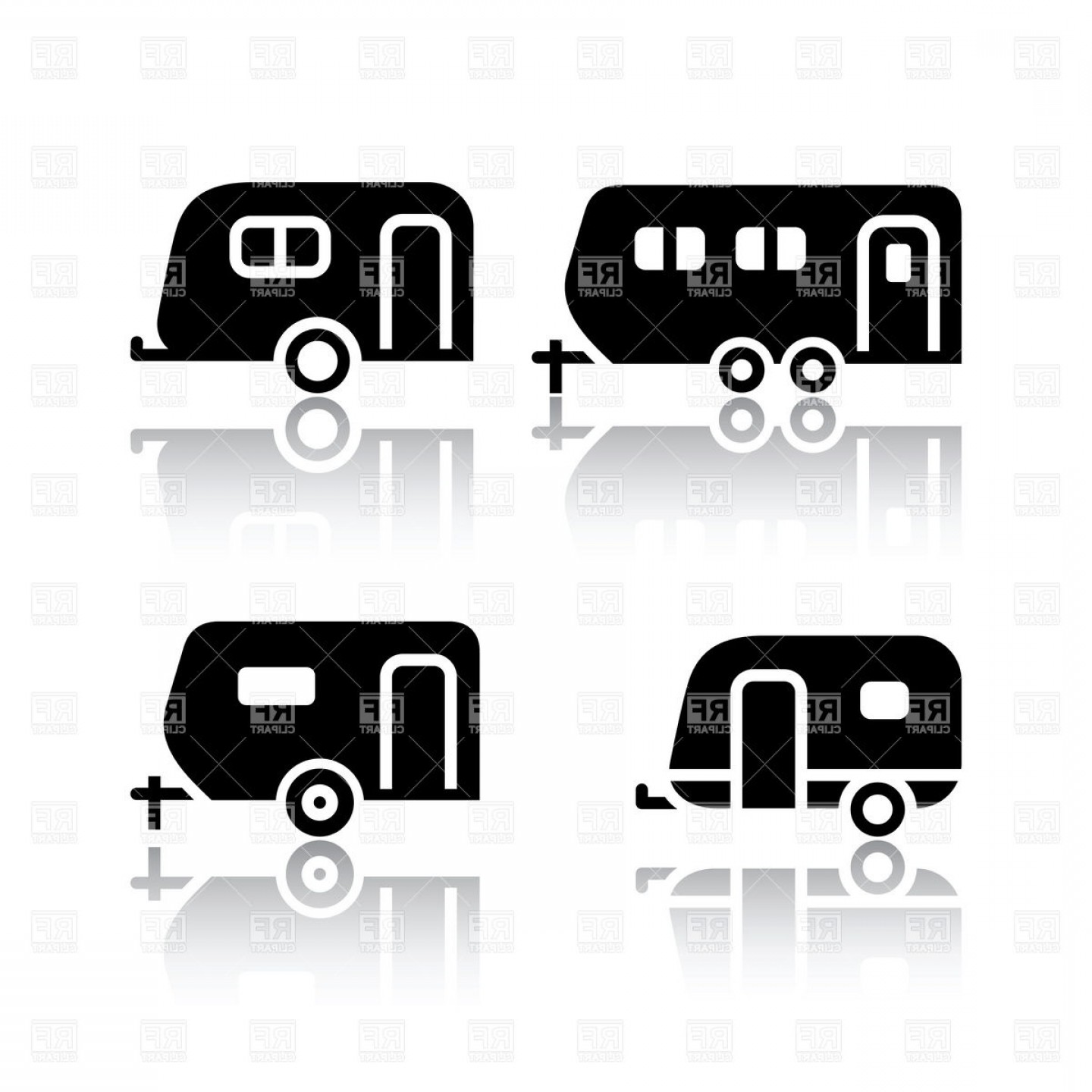 Simple Trailers Icons Side View Vector Clipart Soidergi 1440x1440 Simple Trailers Icons Side View Vector Clipart Soidergi