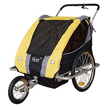 Vector Children Bicycle Trailer Jogger Combo Yellow 355x355 Vector Children Bicycle Trailer Jogger Combo Yellow