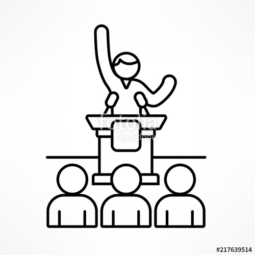 Training Seminar Linear Business Concept Vector Illustration 500x500 Training Seminar Linear Business Concept Vector Illustration