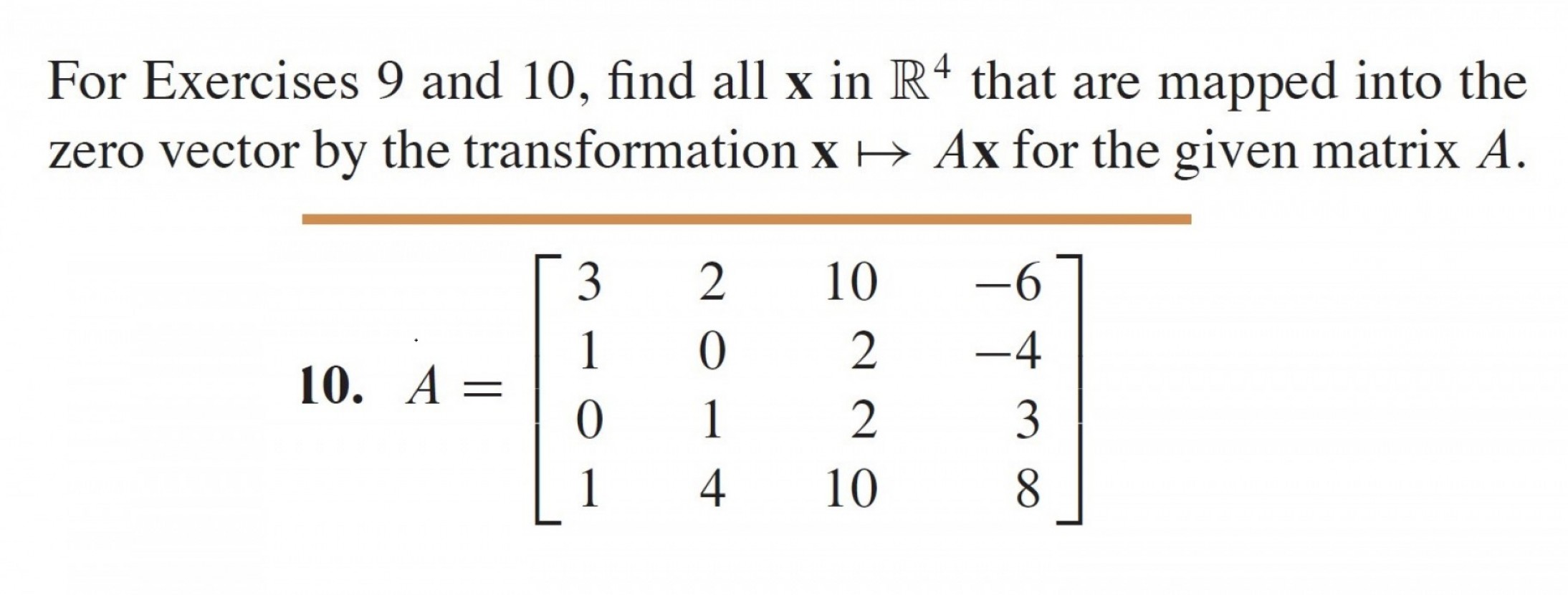 Exercises Find X R Mapped Zero Vector Transformation X H Axfor 2188x831 Exercises Find X R Mapped Zero Vector Transformation X H Axfor