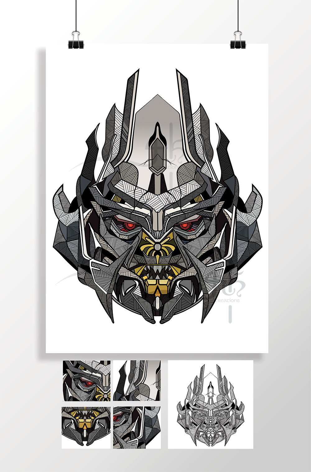 1000x1517 Transformers Vector Art On Behance