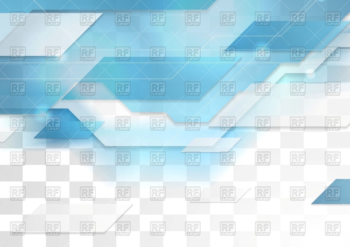 1200x847 Bright Blue Tech Corporate Transparent Background Vector Image