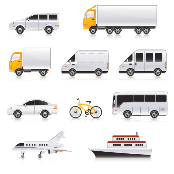 600x600 Transport Vehicle Icons
