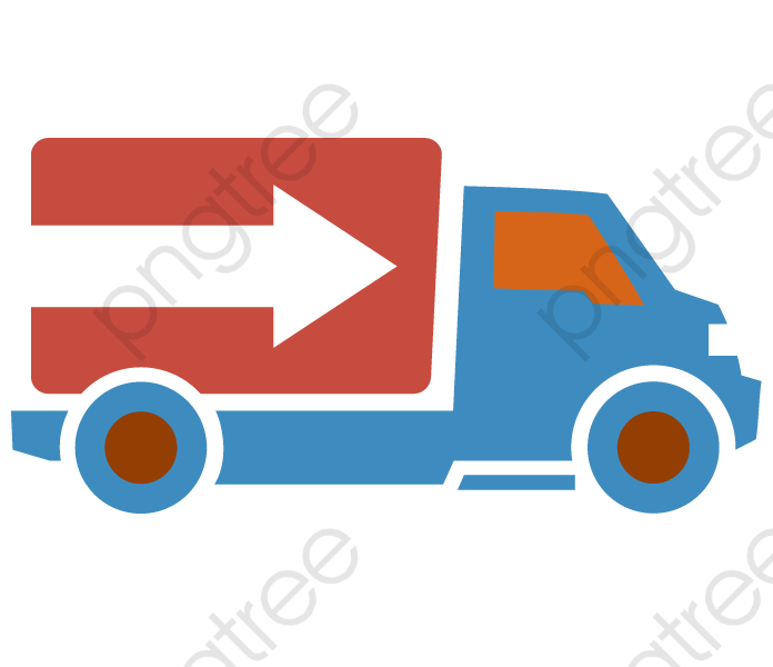696x600 Transparent Vector Delivery Cargo Truck Transport Png Format Image