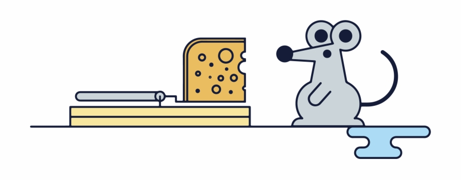 920x359 Trap Vector Cartoon Mouse