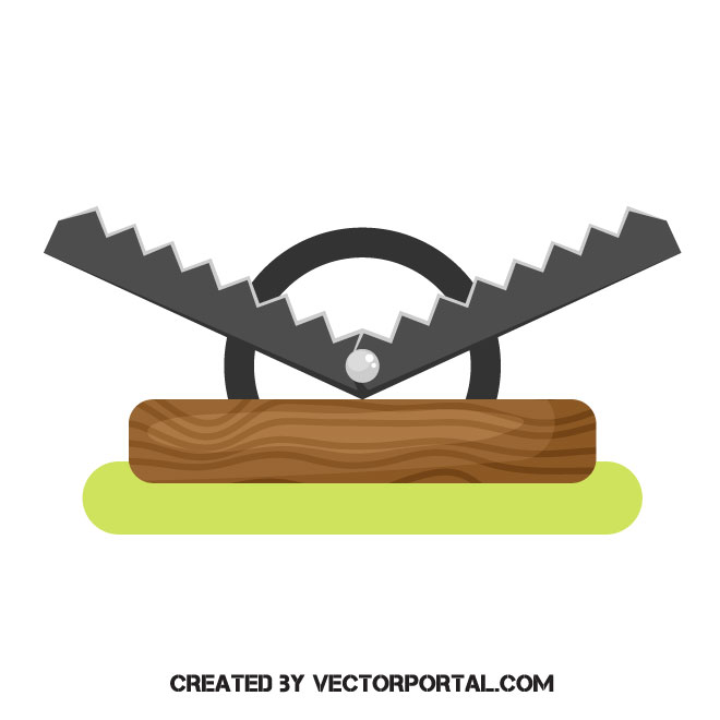 660x660 Animal Trap Vector Image