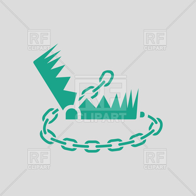 400x400 Bear Hunting Trap Icon Vector Image Of Signs, Symbols, Maps