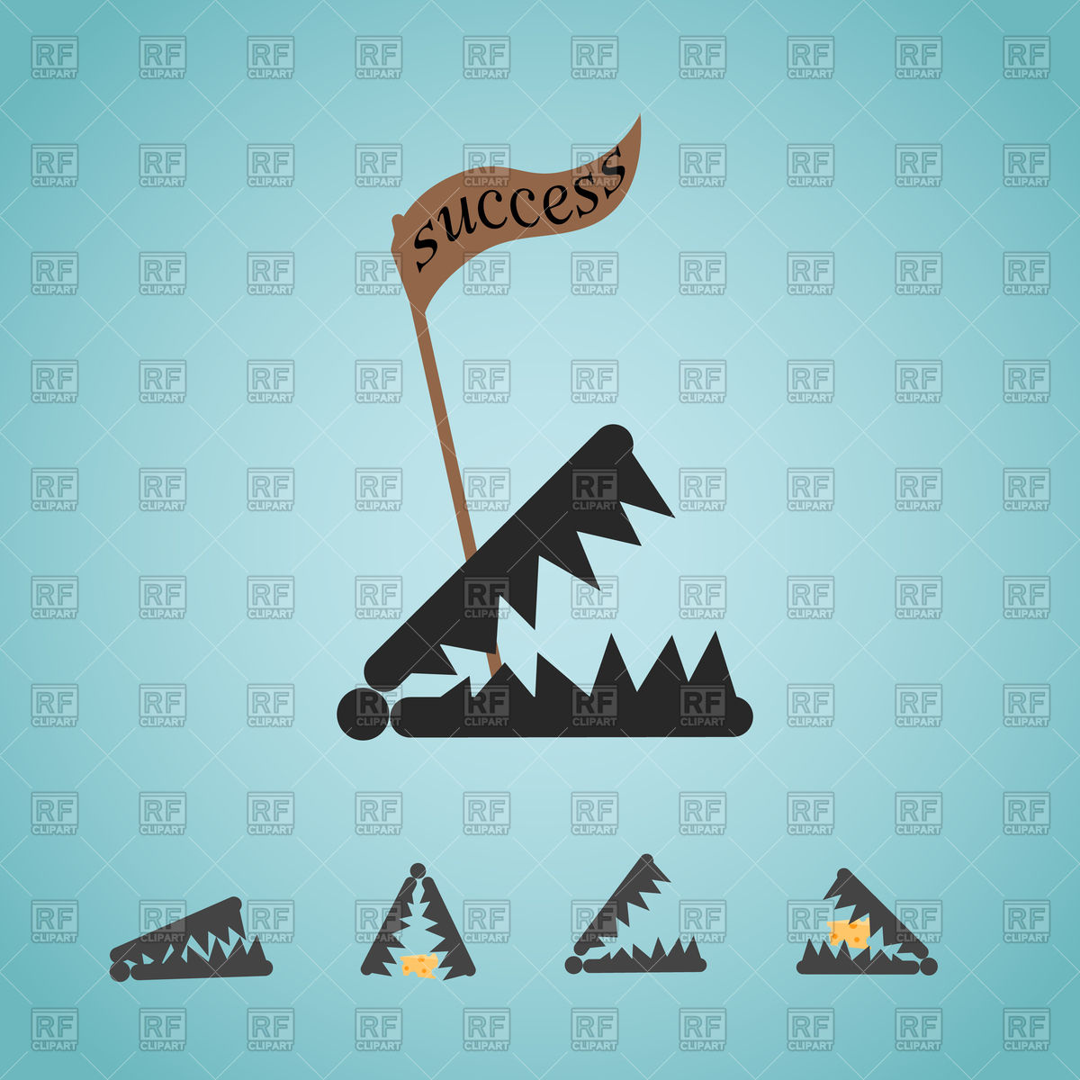 1200x1200 Business Trap Vector Image Of Objects Dar Rya