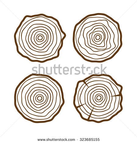 450x470 Vector Tree Rings Background And Saw Cut Tree Trunk Conceptual