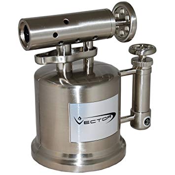 355x355 Vector Tri Pump Table Lighter, Nickle Satin Health