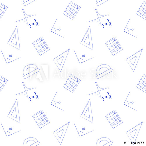 Seamless Pattern Back To School Vector White Sheet Blue Squared 500x500 Seamless Pattern Back To School Vector White Sheet Blue Squared