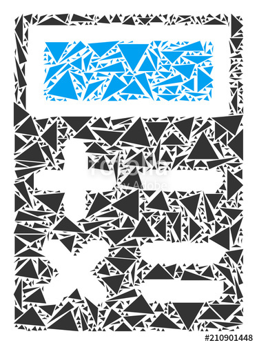 Calculator Mosaic Of Triangle Items In Variable Sizes And Shapes 373x500 Calculator Mosaic Of Triangle Items In Variable Sizes And Shapes