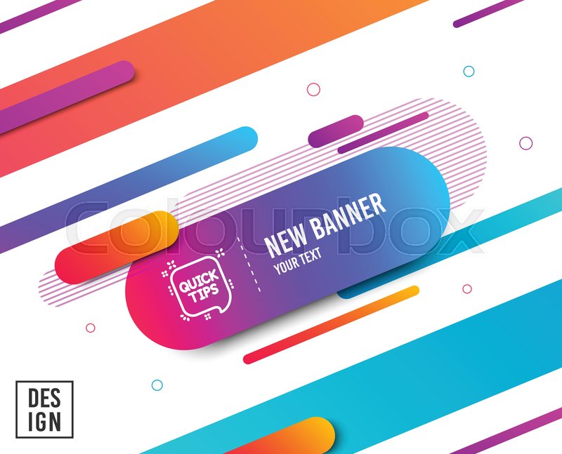 800x647 Quick Tips Line Icon Helpful Tricks Stock Vector Colourbox