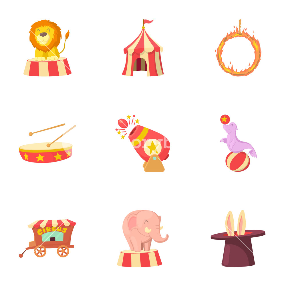 1000x1000 Tricks Icons Set Cartoon Illustration Of Tricks Vector Icons