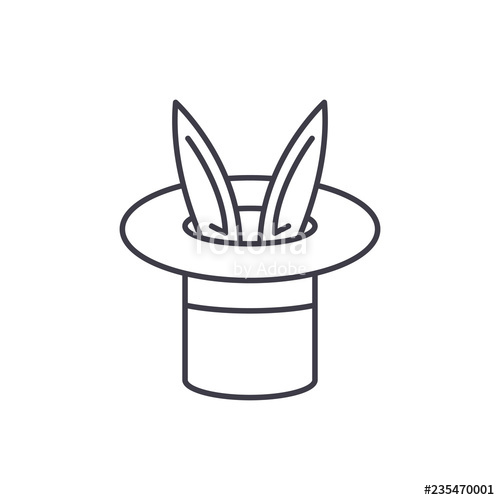 500x500 Tricks Line Icon Concept Tricks Vector Linear Illustration, Sign