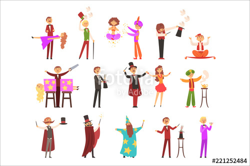 500x333 Magician In The Circus Show Magic Tricks Magic Tricks Vector