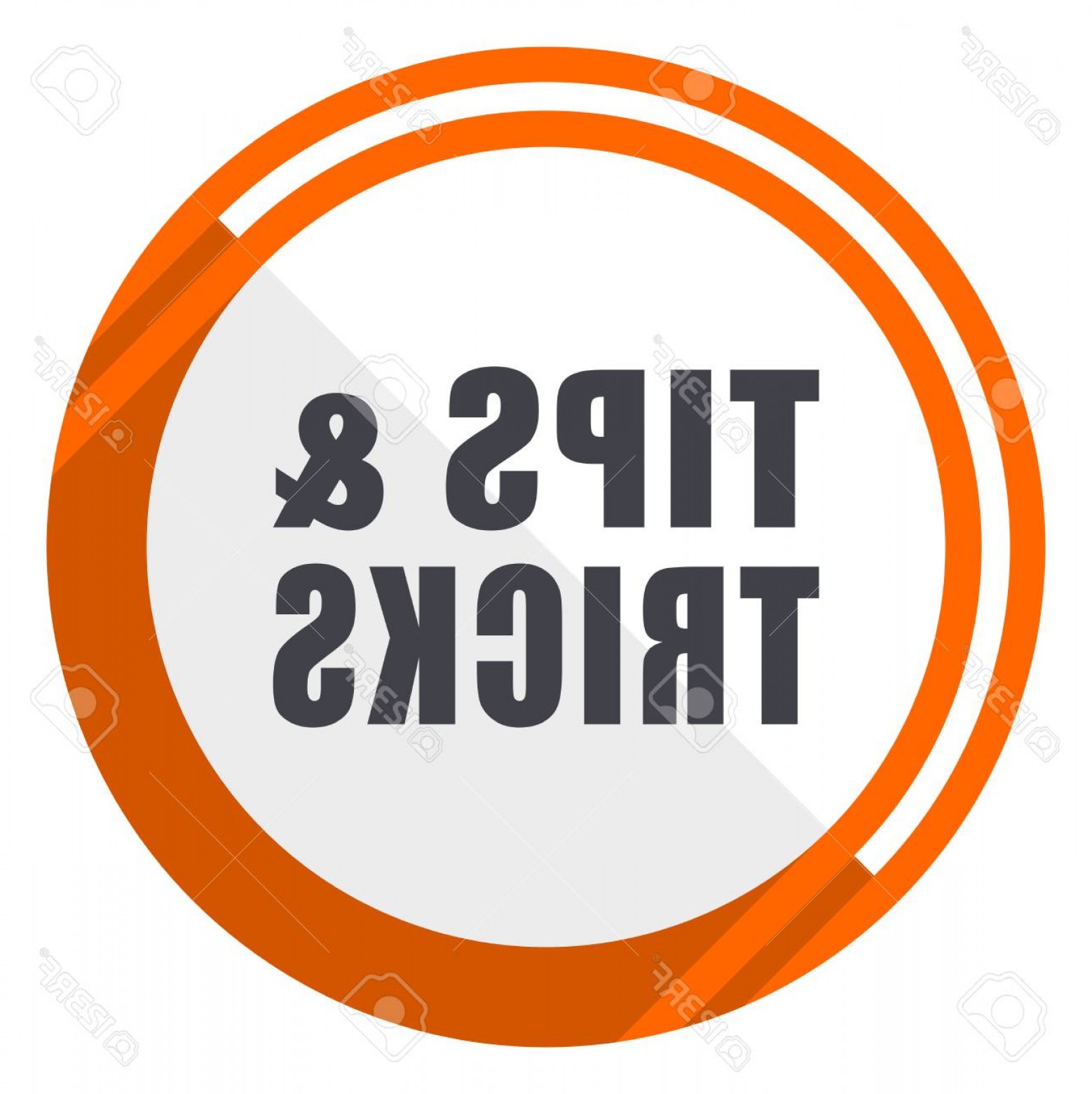 1558x1560 Photostock Vector Tips And Tricks Flat Design Vector Web Icon