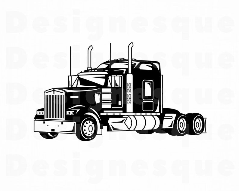 794x635 Truck Truck Trucking Wheeler Truck Etsy