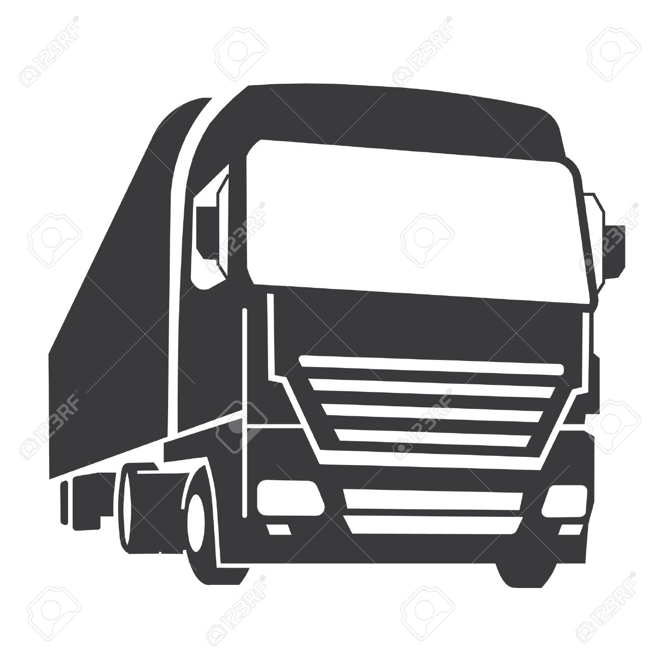 1300x1300 Truck Icon Vector
