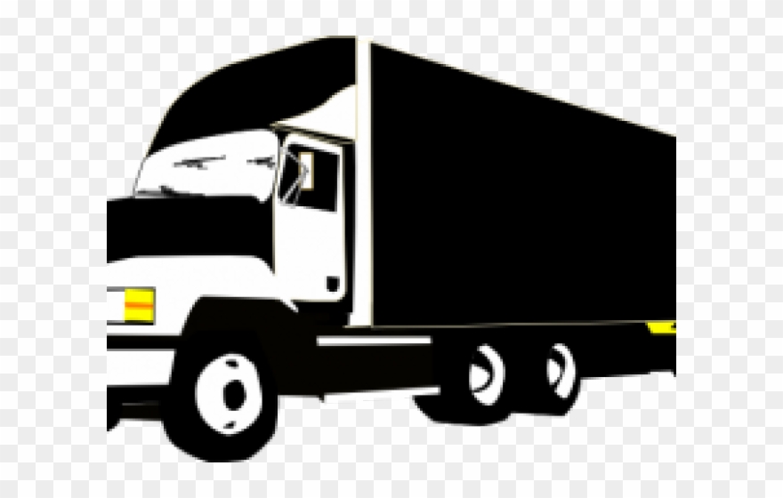 880x560 Vector Clipart Semi Truck