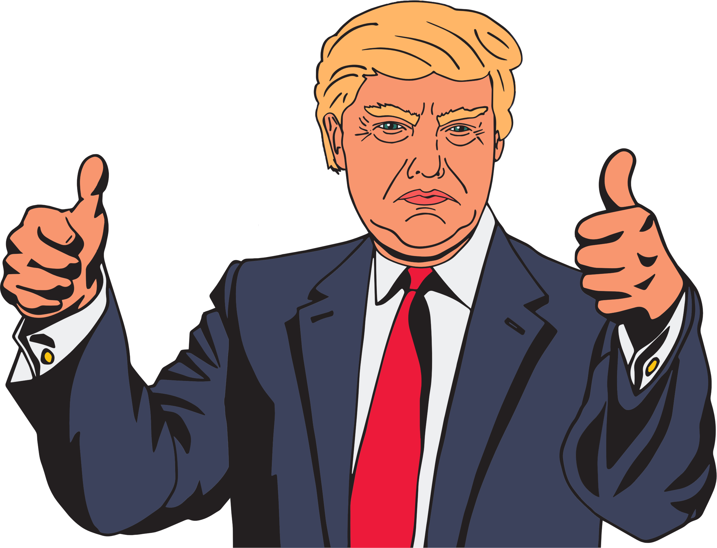 Donald Trump Vector Clipart Image 2297x1755 Donald Trump Vector Clipart Image