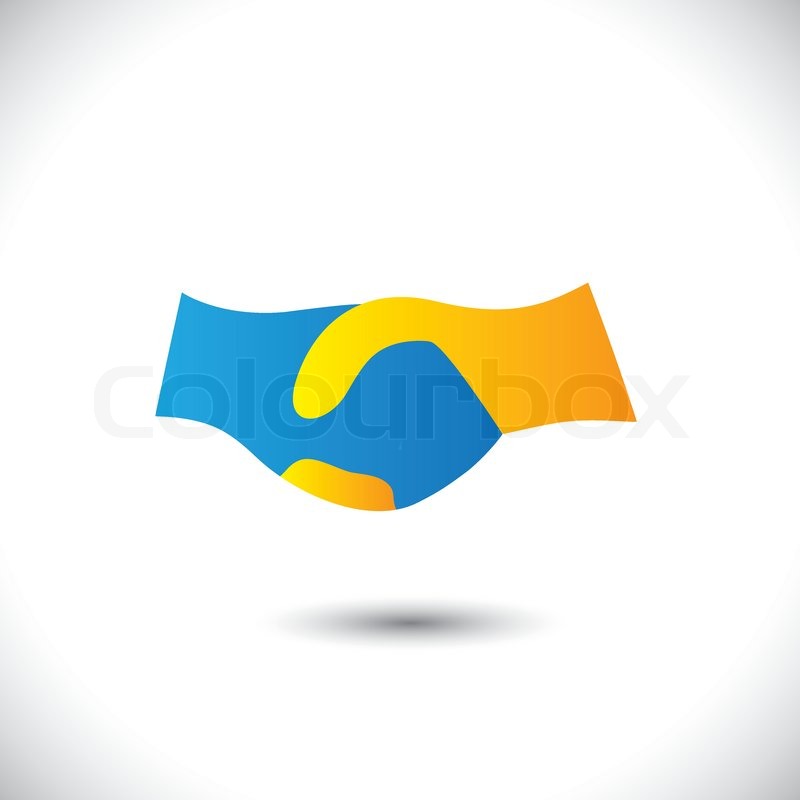 800x800 Vector Icon Of Hand Shake