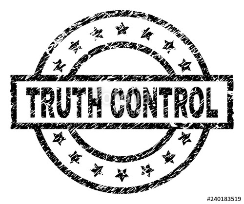 500x419 Truth Control Stamp Seal Watermark With Distress Style Designed