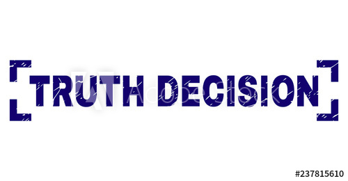 500x260 Truth Decision Tag Seal Stamp With Distress Texture Text Title Is