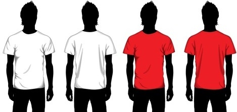 469x223 Vector T Shirt Template Free Vector Download