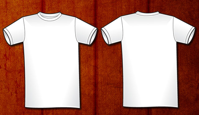 640x369 Men's Basic Vector T Shirt Template Free Download T Shirt Template