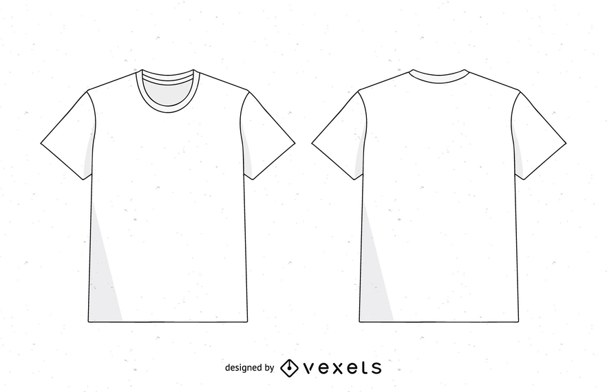 882x570 Vector Tshirt Template