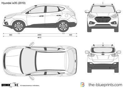 Hyundai Tucson Vector Drawing 400x283 Hyundai Tucson Vector Drawing