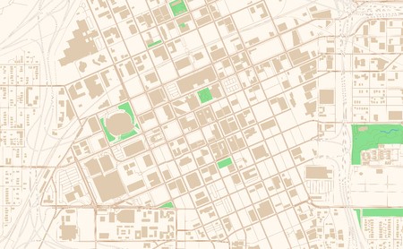 450x278 Tulsa Oklahoma Printable Map Excerpt This Vector Streetmap