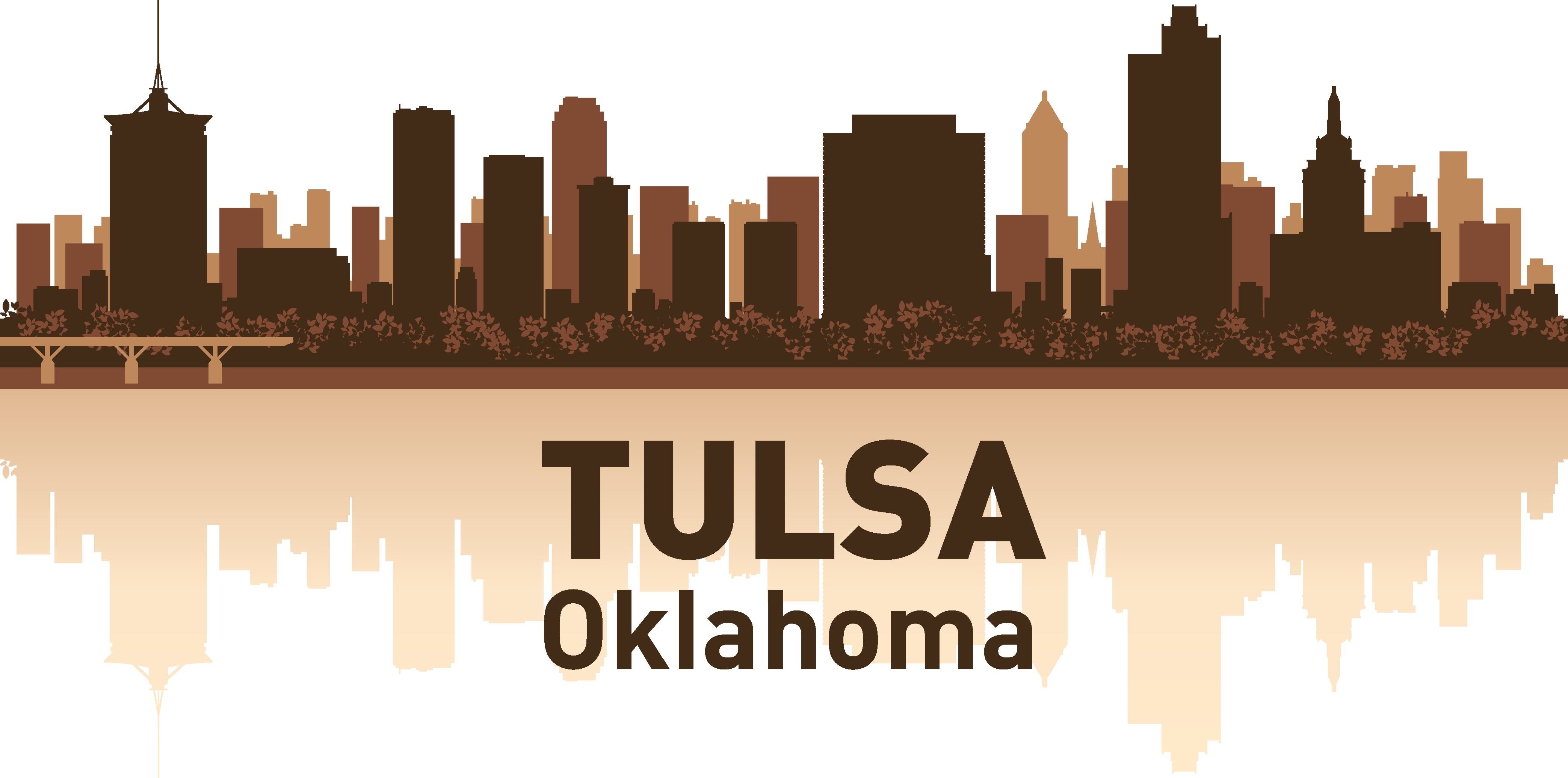 4174x2071 Tulsa Skyline Free Vector Cdr Free Download Vector Graphic Art