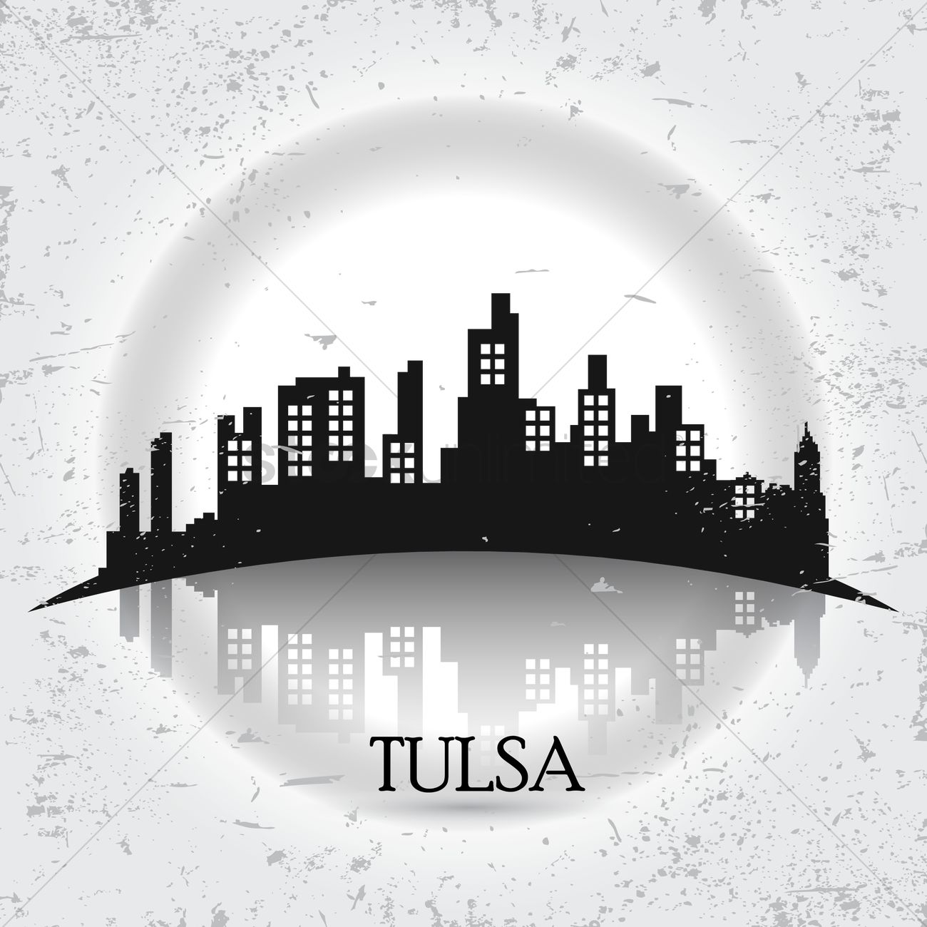 1300x1300 Tulsa Vector Image