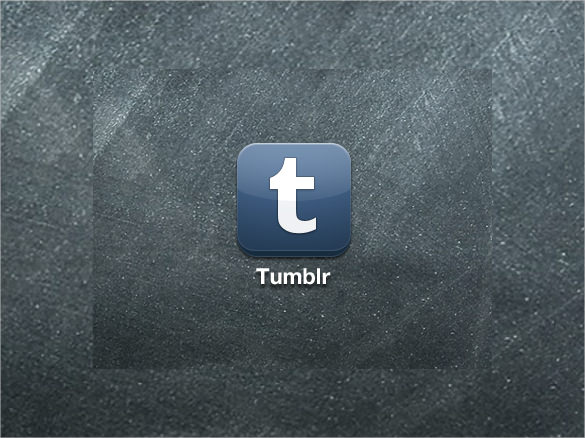 585x438 Tumblr Icons Free Vector Format Download