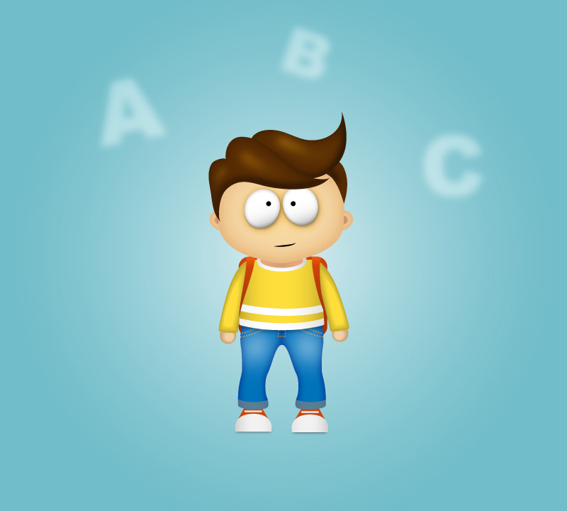 800x720 Illustrator Vector Tutorial Boy Cartoon Style Vector Freebies