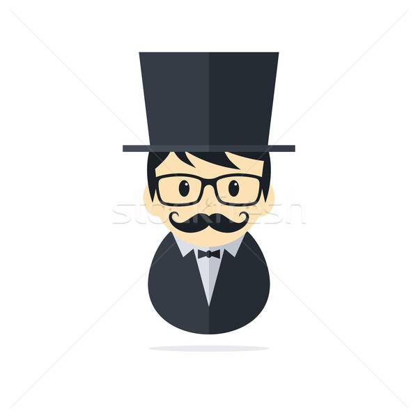 Tuxedo Man Vector Illustration 600x600 Tuxedo Man Vector Illustration