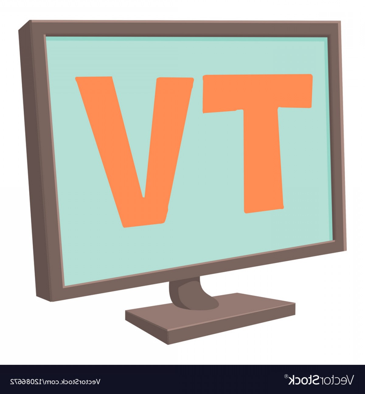 Tv Screen Icon Cartoon Style Vector Catchsplace 1200x1296 Tv Screen Icon Cartoon Style Vector Catchsplace